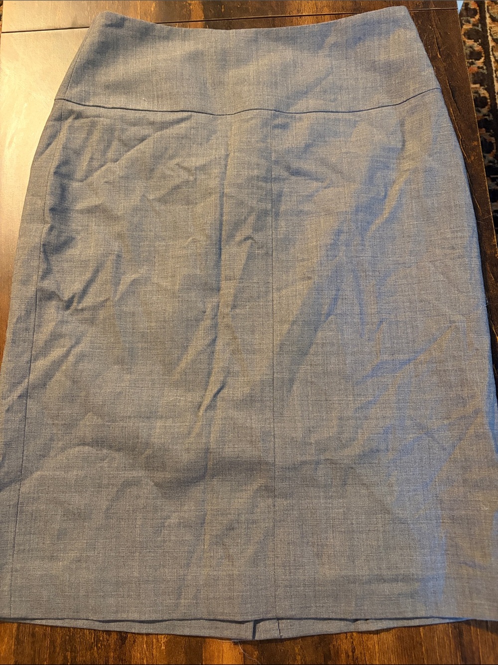 Banana Republic Light Blue Tailored Pencil Skirt